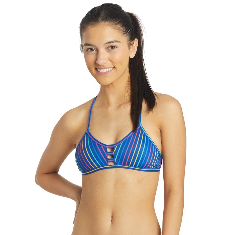 JOLYN Women's Tomcat Funfetticini Bikini Top
