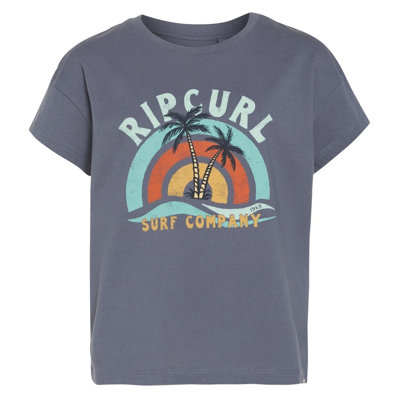Rip Curl Girls' Sunny Paradise Crop Tee (Big Kid)