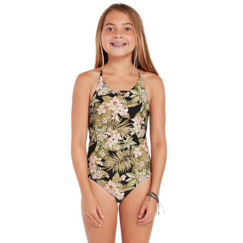 Volcom Girls' Wild Child One Piece Swimsuit (Big Kid)
