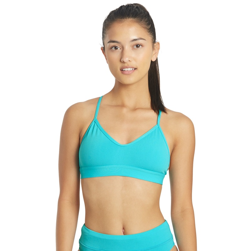 JOLYN Women's Mara Solid Bikini Top