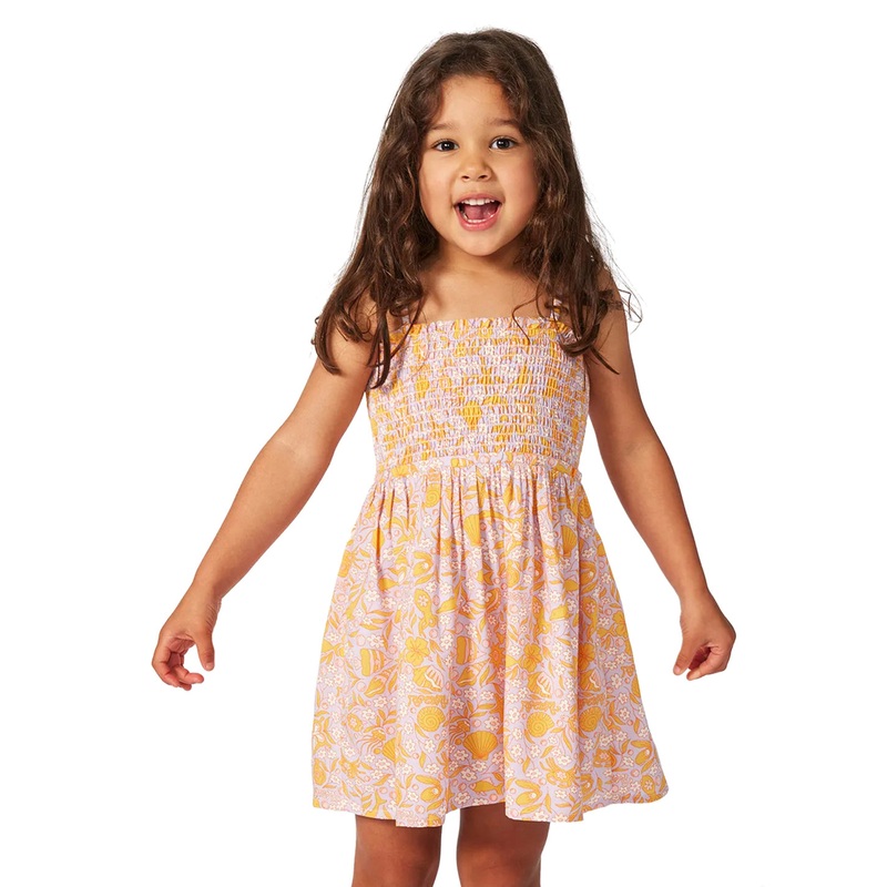 Rip Curl Girls' Rainbow Tide Woven Dress (Toddler, Little Kid)