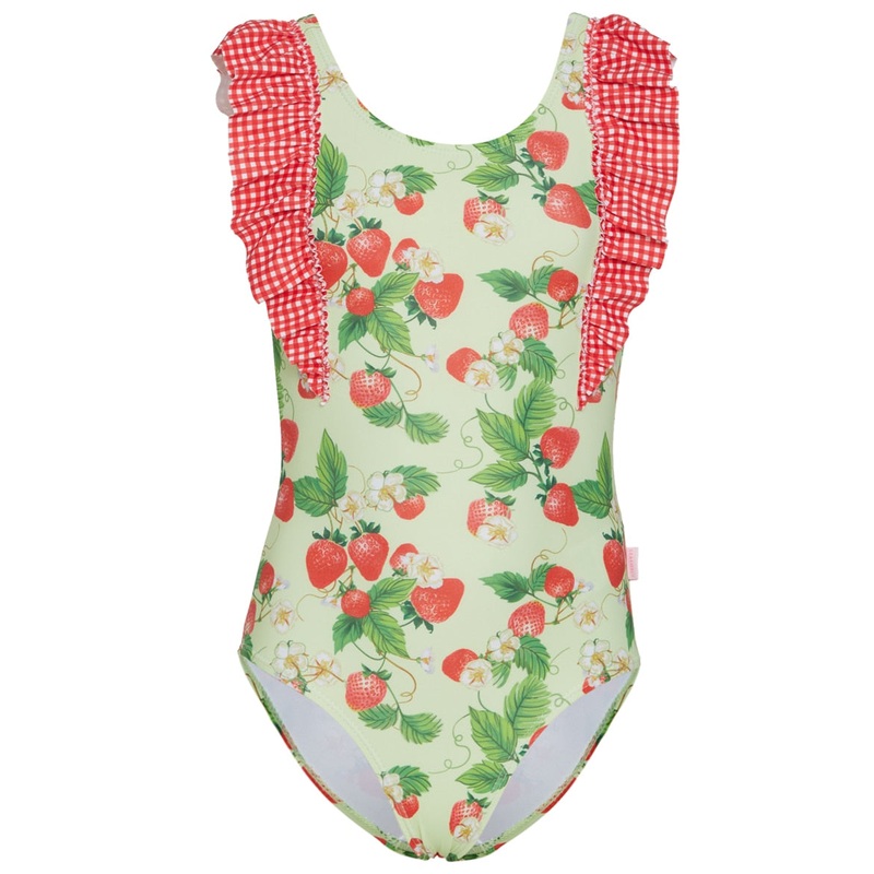 Seafolly Girls' Strawberry Sundae One Piece Swimsuit (Baby, Toddler, Little Kid)