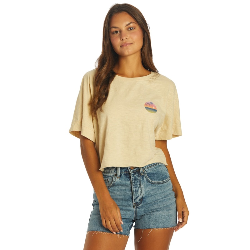 Roxy Women's When In Hawaii Crop Tee