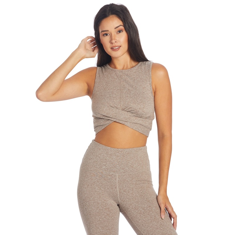 Zobha Melange Twist Crop