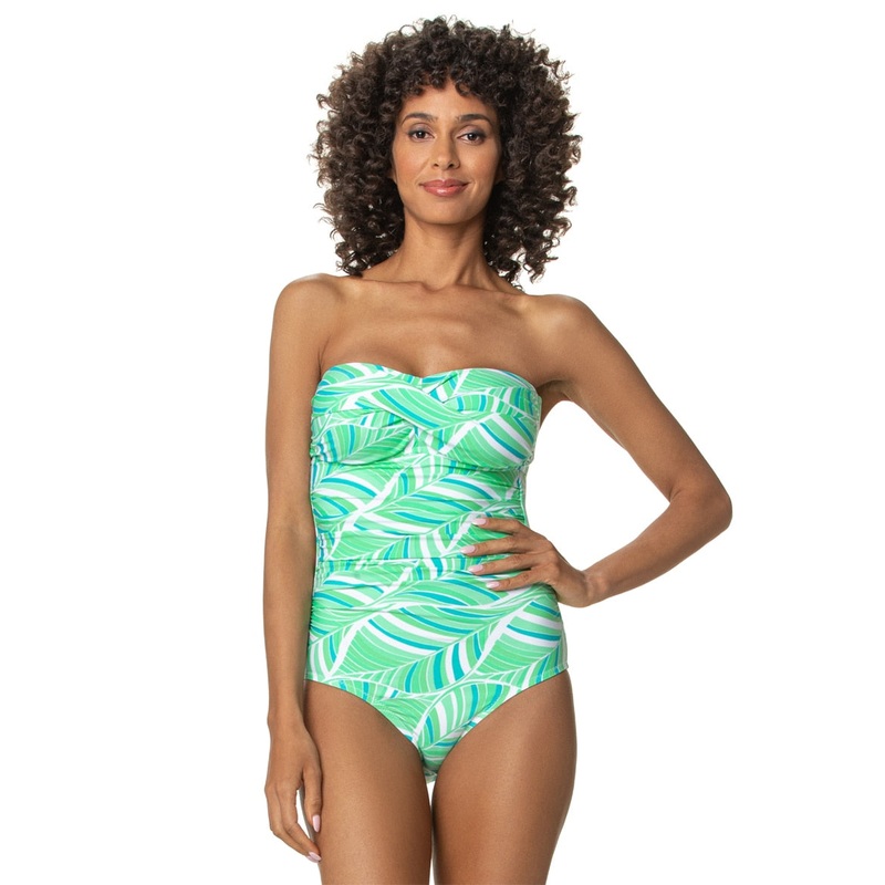 Helen Jon Women's Hana Twist Bandeau One Piece Swimsuit