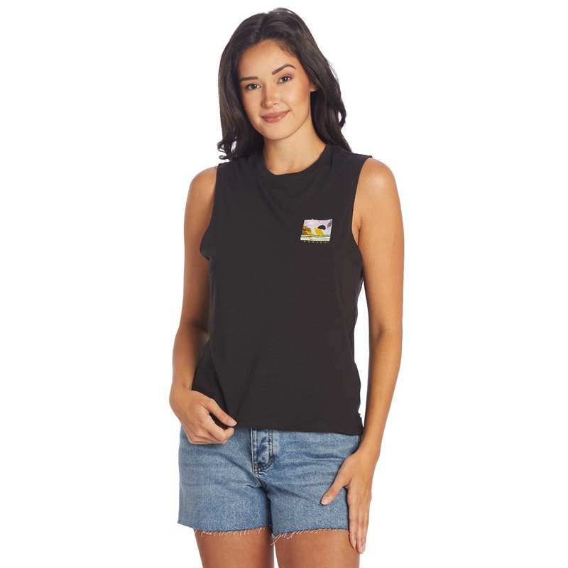 Hurley Women's Postcard Washed Muscle Tank