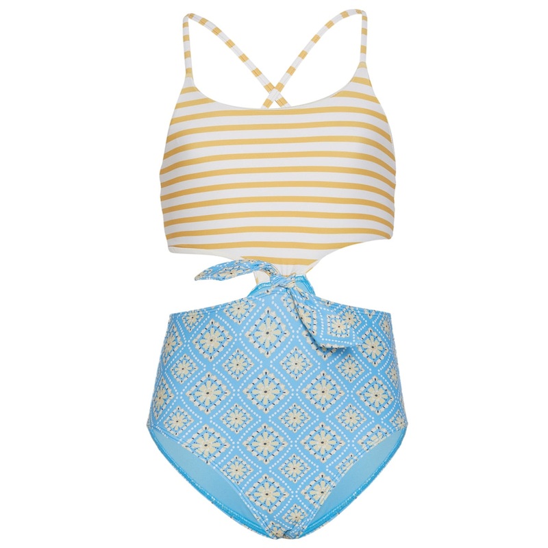 O'Neill Girls' Melissa Tile Knot One Piece Swimsuit (Big Kid)