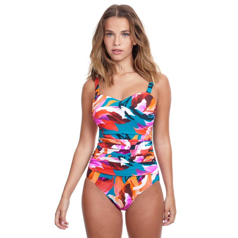 Profile by Gottex Women's Sugar And Spice Once Piece Swimsuit (D Cup)