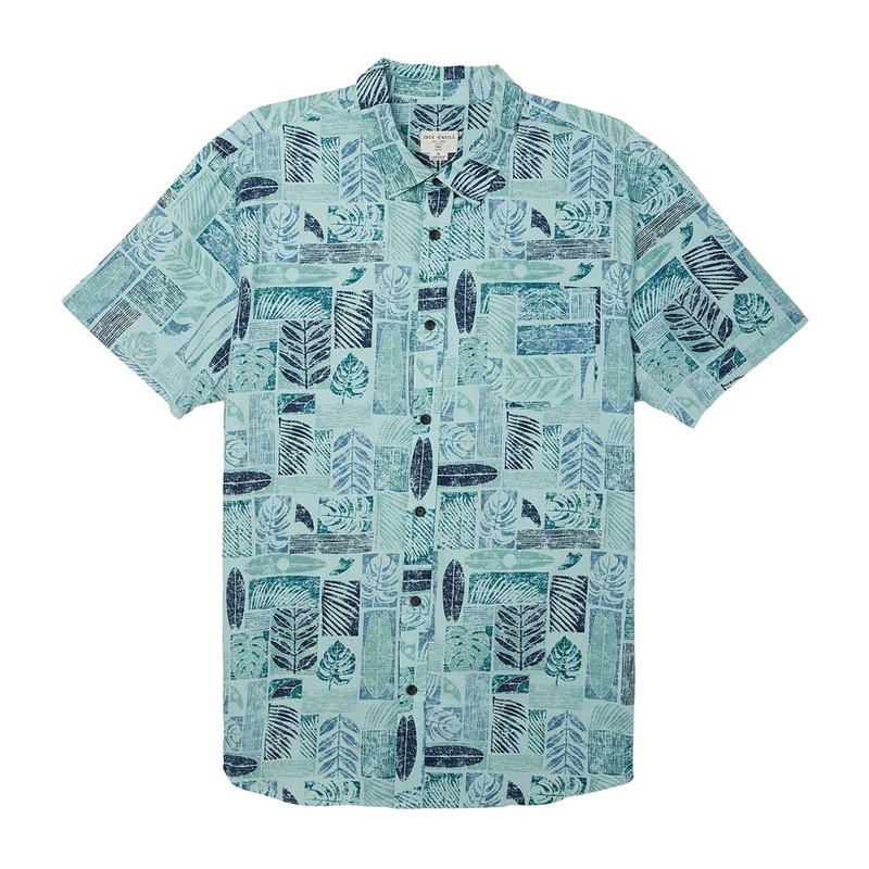 O'Neill Men's Surfers Block Short Sleeve Button Up Shirt