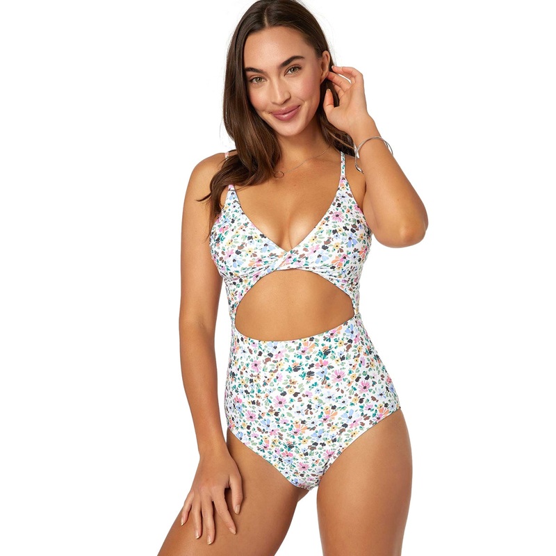 O'Neill Women's Maggie Ditsy Twisted One Piece Swimsuit