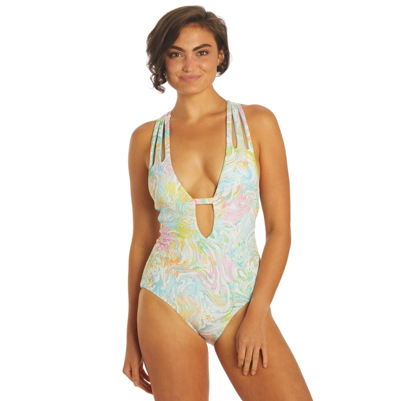 Becca Swim Women's Hot Springs One Piece Swimsuit