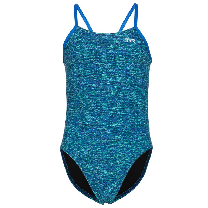TYR Girls' Lapped Cutoutfit One Piece Swimsuit