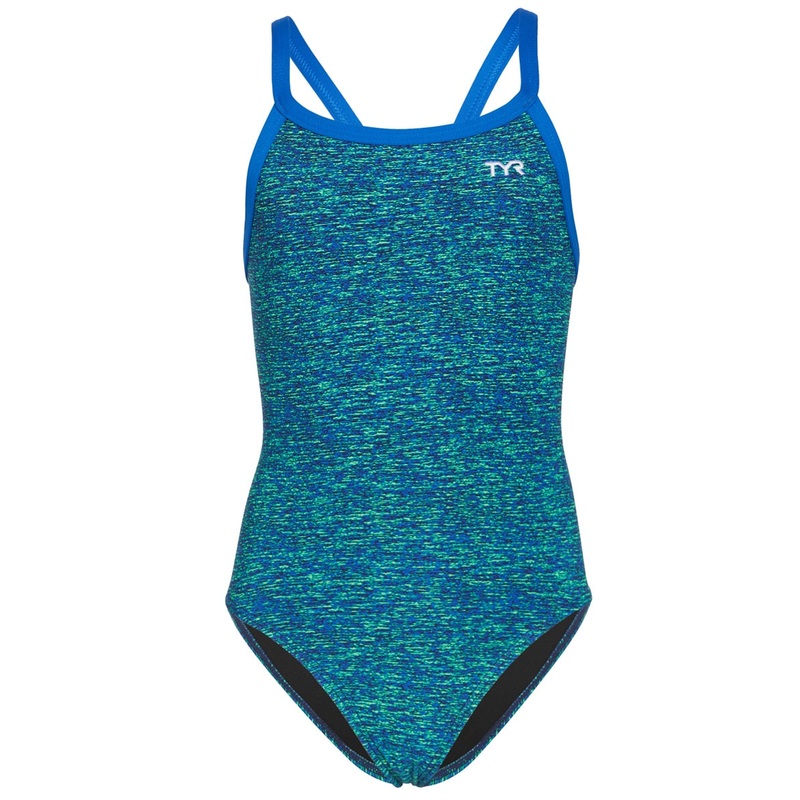 TYR Girls' Lapped Diamondfit One Piece Swimsuit
