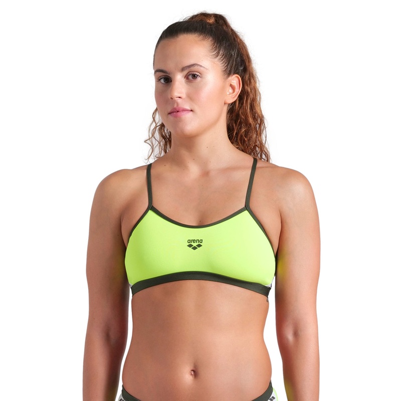 Arena Women's Icons Solid Cross Back Bikini Top