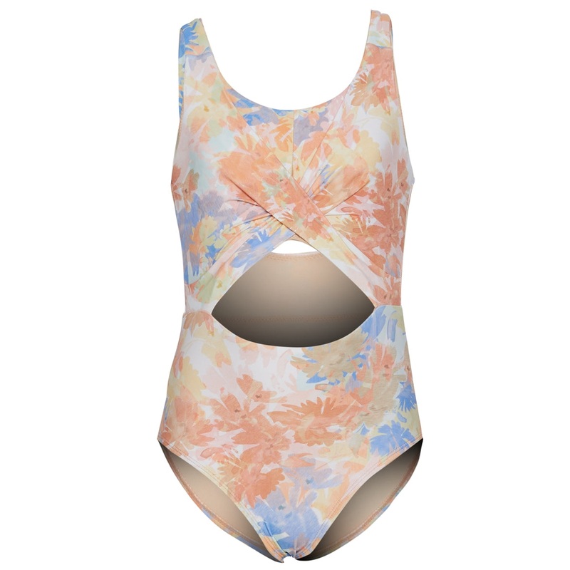 O'Neill Girls' Wildflowers Twist Front One Piece Swimsuit (Little Kid, Big Kid)