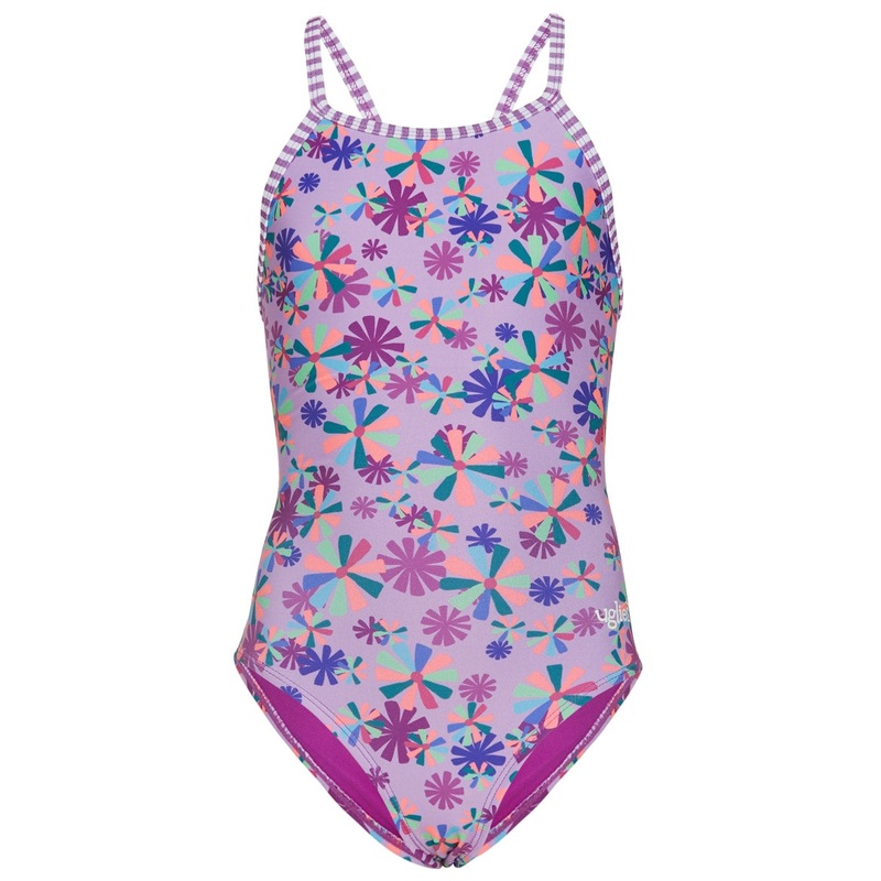 Dolfin Girls' Pinwheel One Piece Swimsuit (Big Kid)