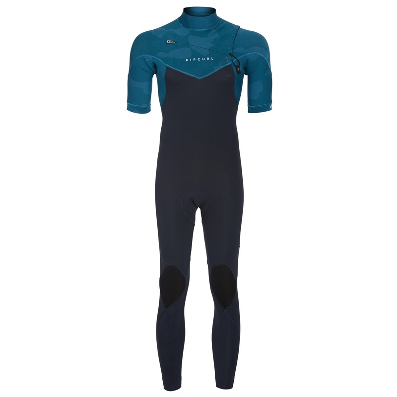 Rip Curl Men's 2/2mm Dawn Patrol Short Sleeve Chest Zip Fullsuit Wetsuit