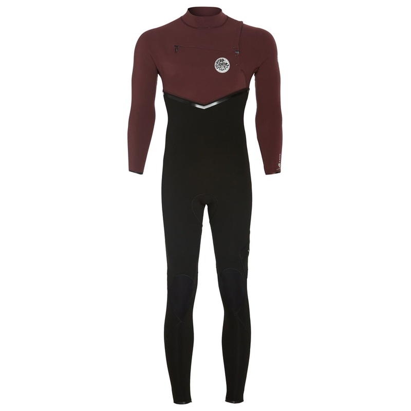 Rip Curl Men's 3/2mm E-Bomb Long Sleeve Chest Zip Fullsuit Wetsuit