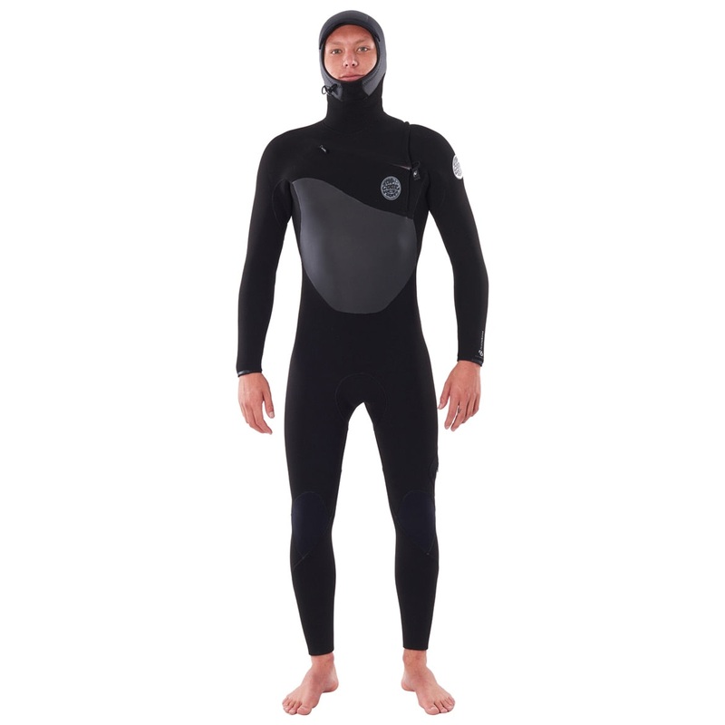 Rip Curl Men's 5/4mm Flasbomb Long Sleeve Hooded Chest Zip Fullsuit Wetsuit
