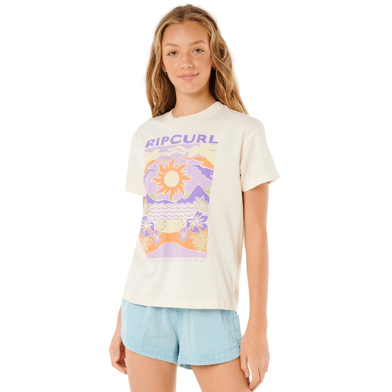 Rip Curl Girls' Dune Dancer Relaxed Tee (Big Kid)