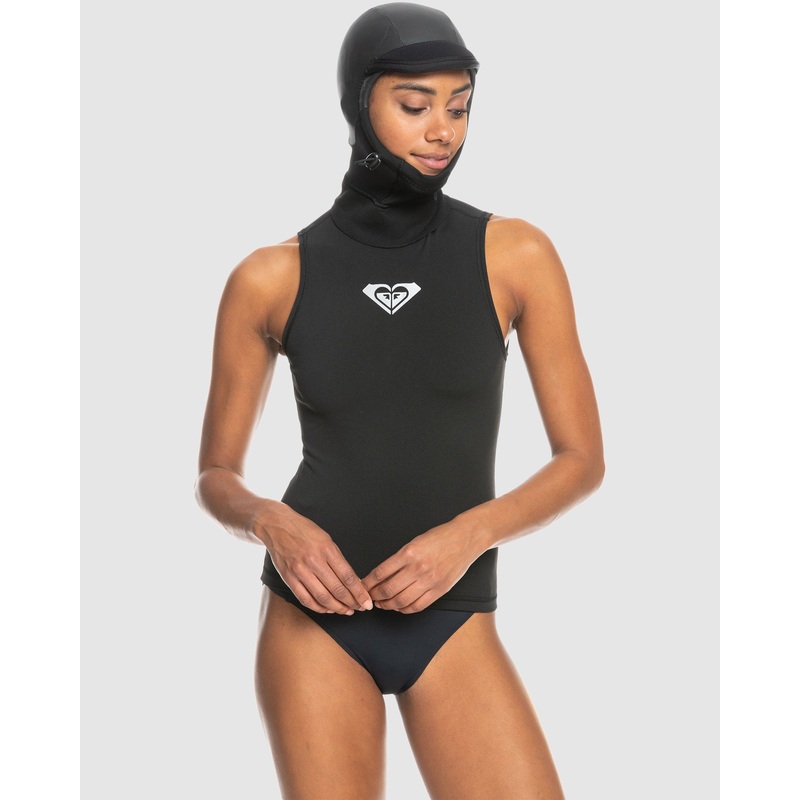 Womens 2mm Swell Series Hooded Wetsuit Vest