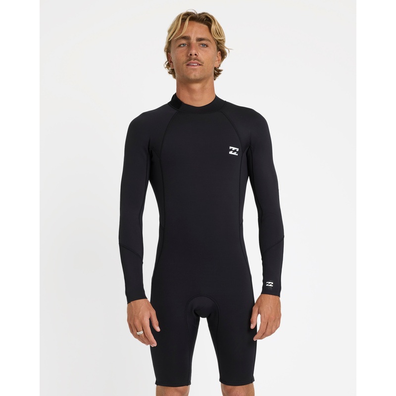 Mens 2/2mm Foil Back Zip Long Sleeve Springsuit