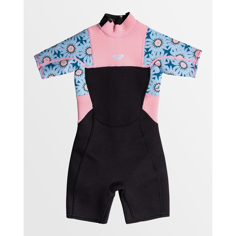 Girls 2-16 2/2mm Prologue Back Zip Short Sleeve Springsuit