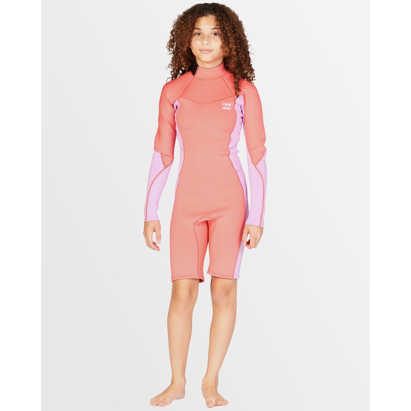 Girls 8-16 2/2mm Synergy Back Zip Long Sleeve Springsuit