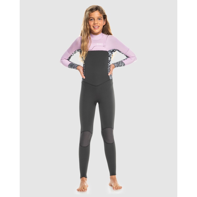 Girls 8-16 4/3Mm Swell Series Chest Zip Wetsuit