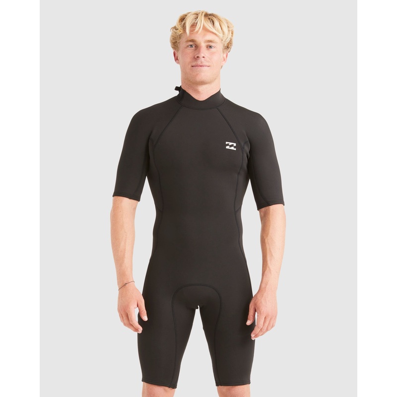 Mens 2/2mm Absolute Back Zip Short Sleeve Springsuit