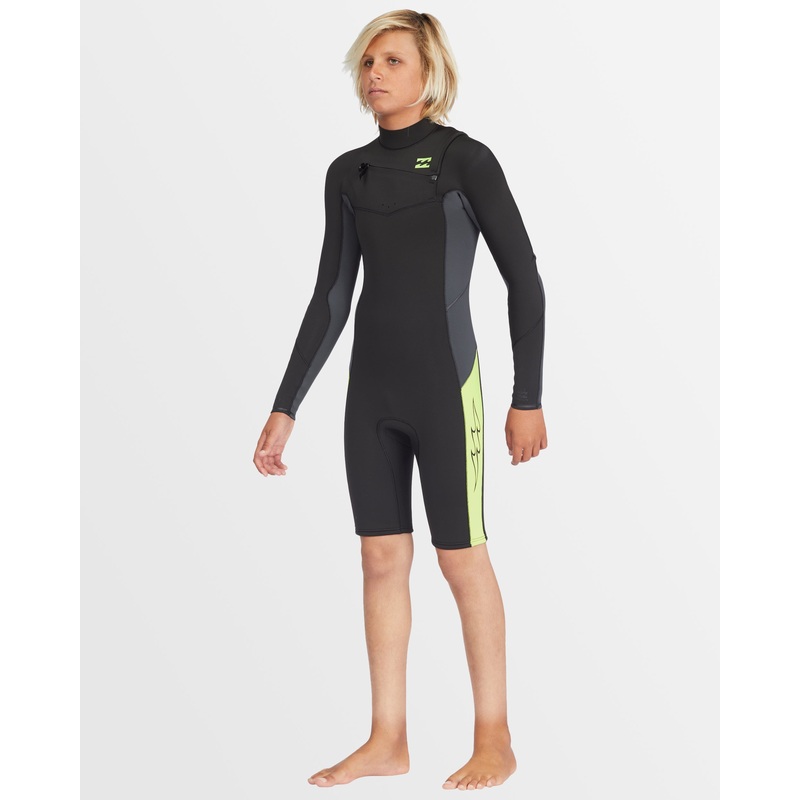 Boys 8-16 2/2mm Absolute Chest Zip Gbs Long Sleeve Springsuit