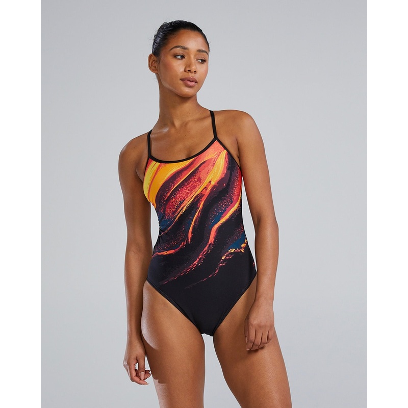 Tyr Women's Trinityfit One Piece Swimsuit - Vesuvius