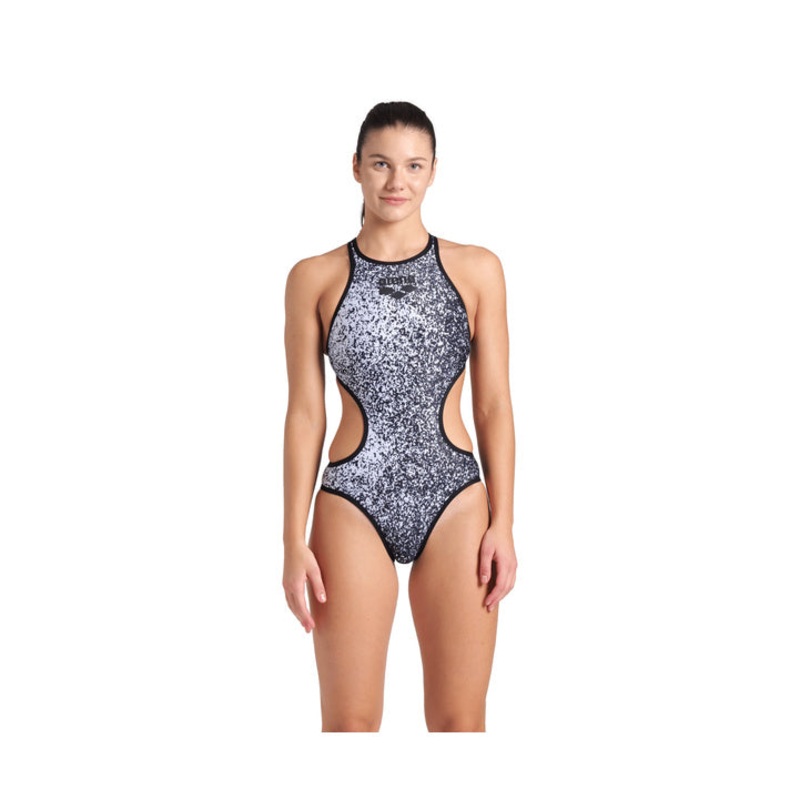 Arena Women's One Paints One Piece Swimsuit Tech Back