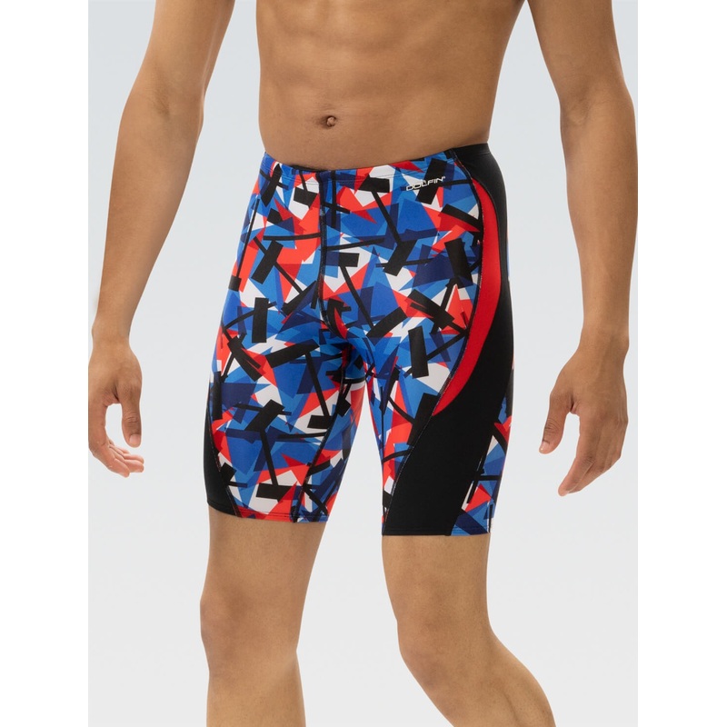 Dolfin Reliance Men's Printed Jammer Swimsuit Razor