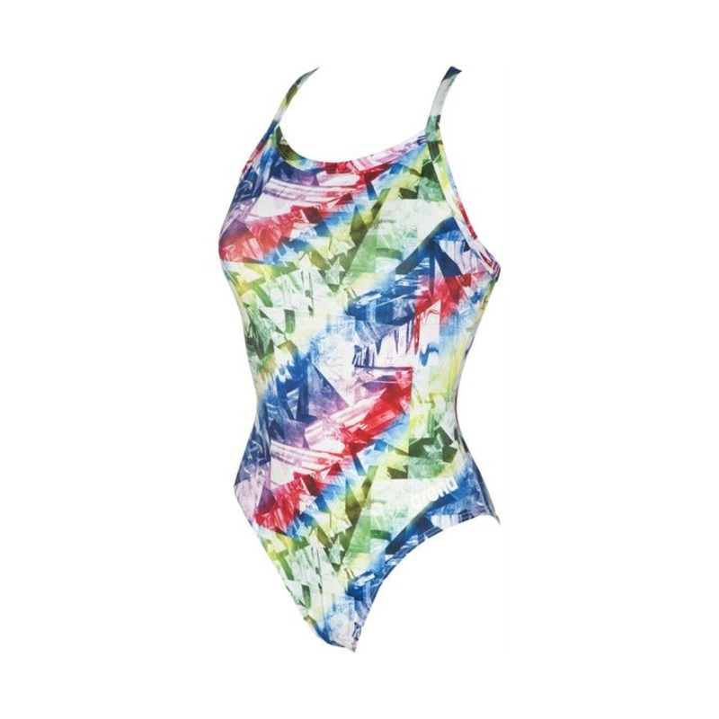 Arena Women's Glitch Light Drop Back One Piece