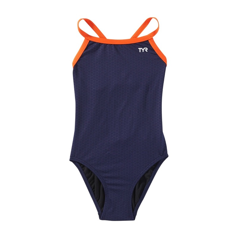 TYR Durafast Elite Girls' Diamondfit One Piece Swimsuit - Hexa
