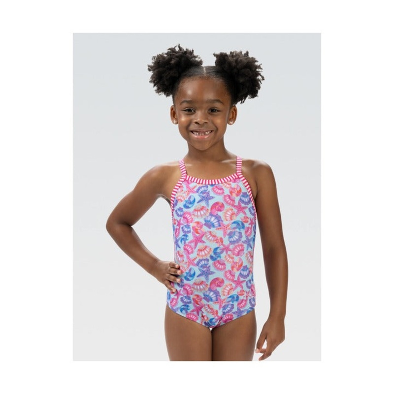 Dolfin Little Girls' By the Sea One Piece Swimsuit