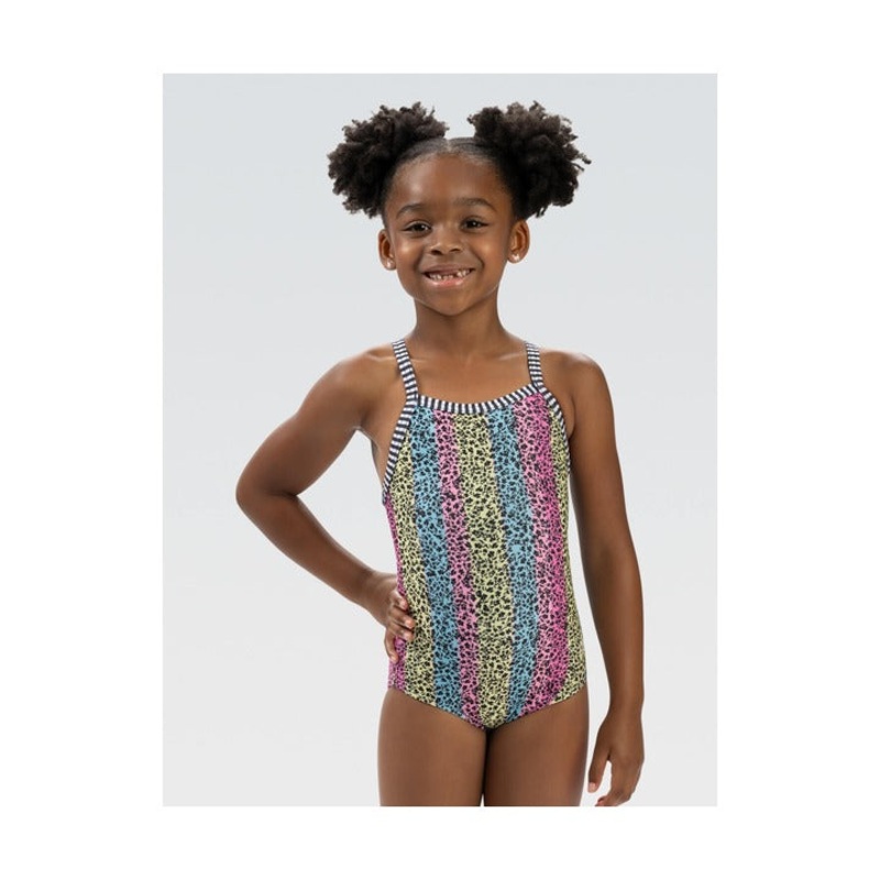 Dolfin Little Girls' Floret One Piece Swimsuit