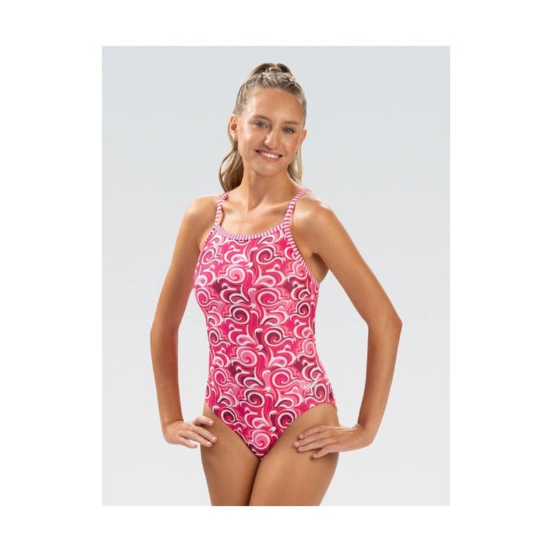 Dolfin Women's Uglies Cascade V-Back One Piece Swimsuit