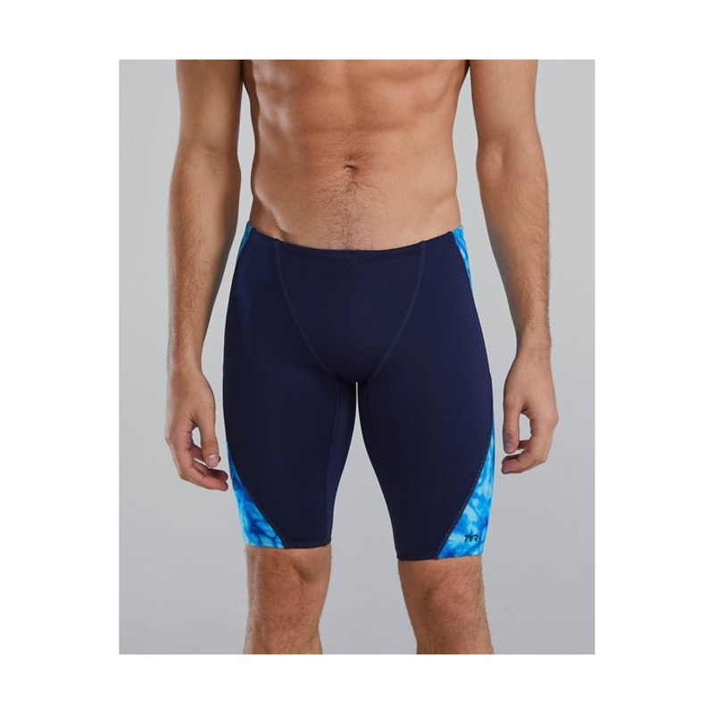 TYR Men's Durafast Elite Jammer Swimsuit - Azultec