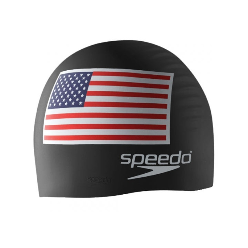 Speedo American Flag Swim Cap