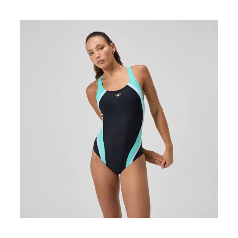 Speedo Women's Quantum Fusion Splice One Piece Swimsuit