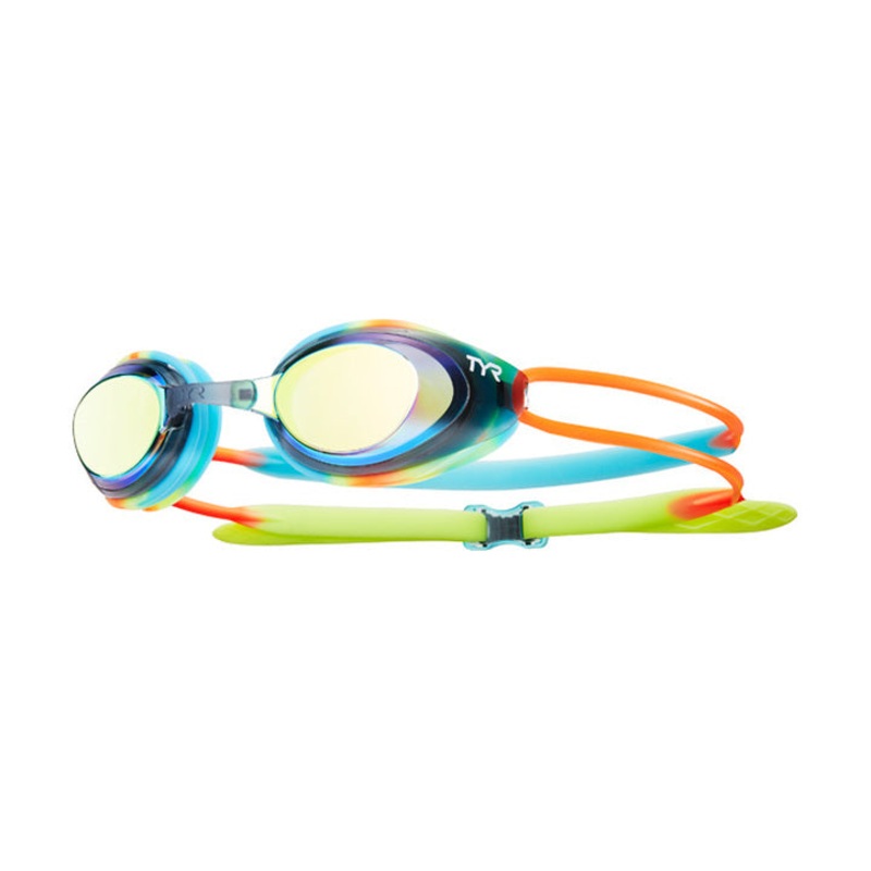 Tyr Junior Goggles Blackhawk Mirrored