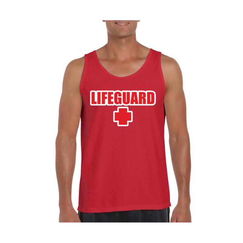 Lifeguard Men's Tank Straight Logo