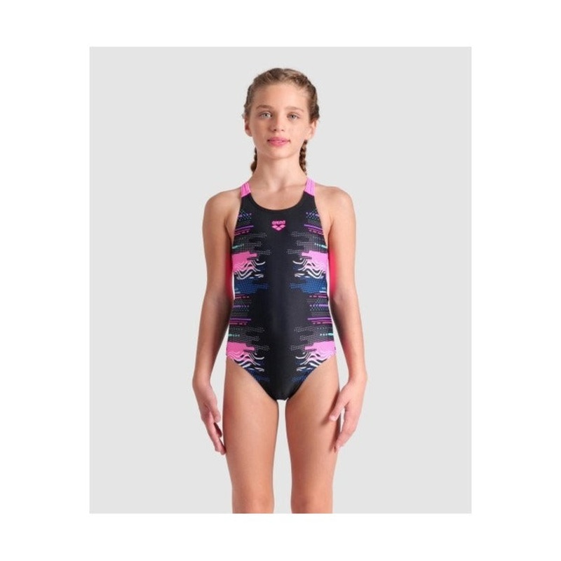 Arena Girl's Rhythm V Back One Piece Swimsuit