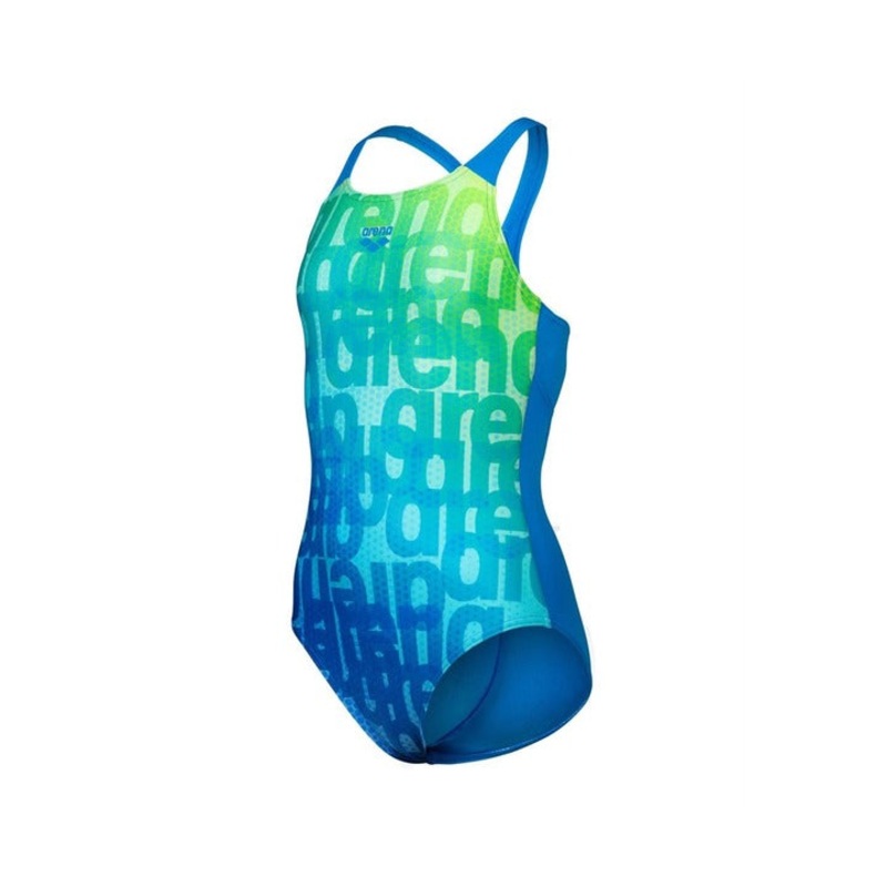 Arena Girls Multi Colors V Back One Piece Swimsuit