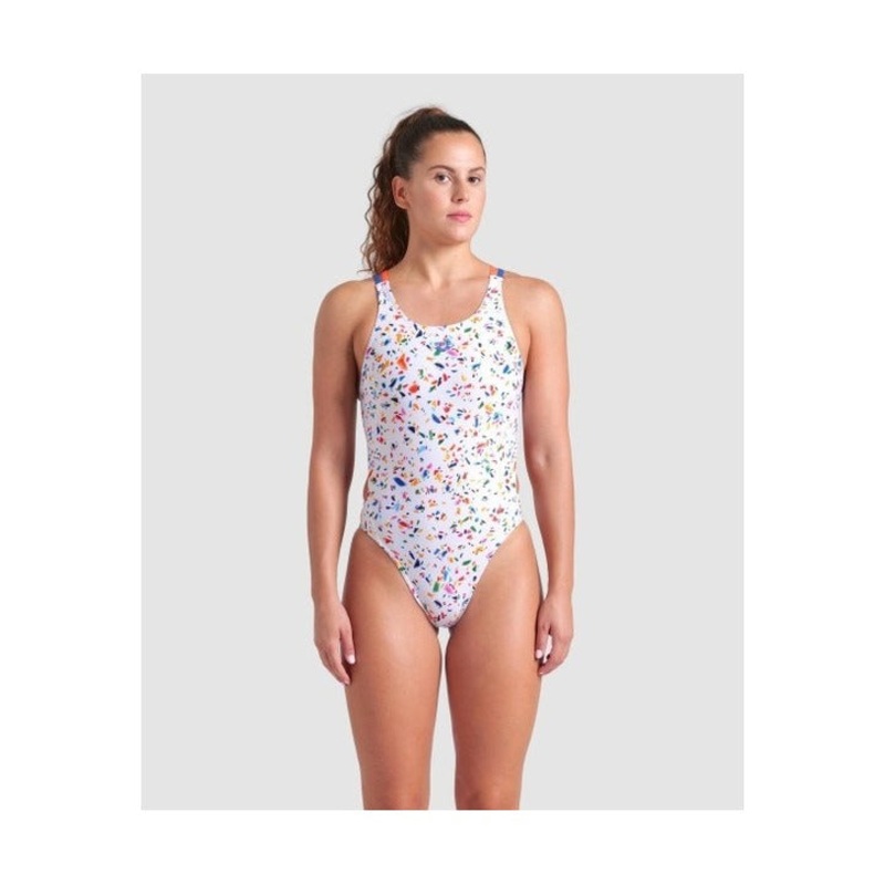 Arena Women's Confetti Swim Tech Multi One Piece Swimsuit
