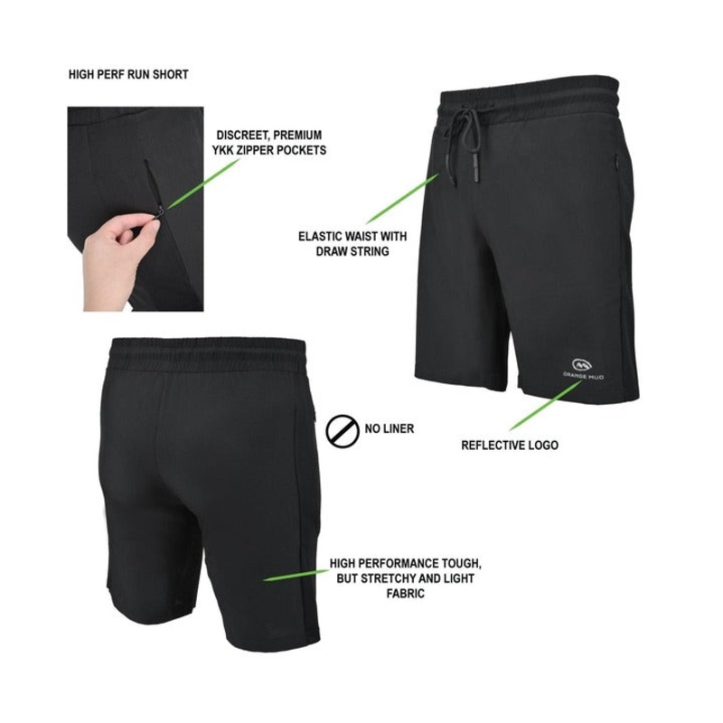 Orange Mud 9 High Performance Run Short