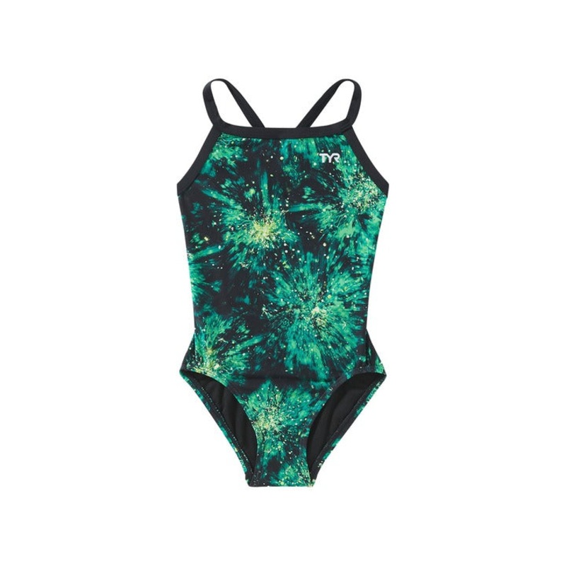 TYR Girls' Radiant Flaire Diamondfit One Piece Swimsuit