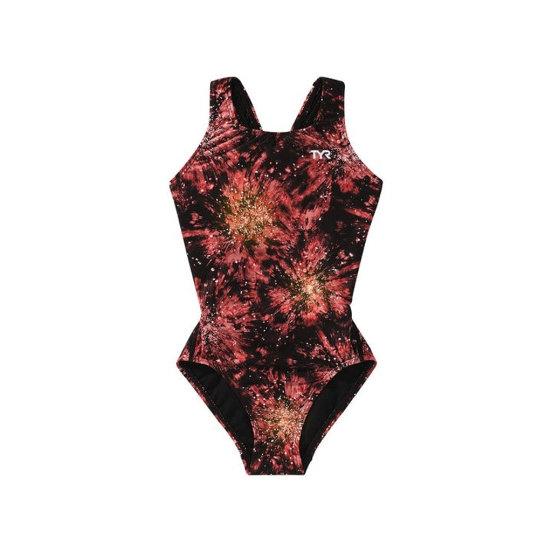 TYR Girls' Radiant Flaire Maxfit One Piece Swimsuit